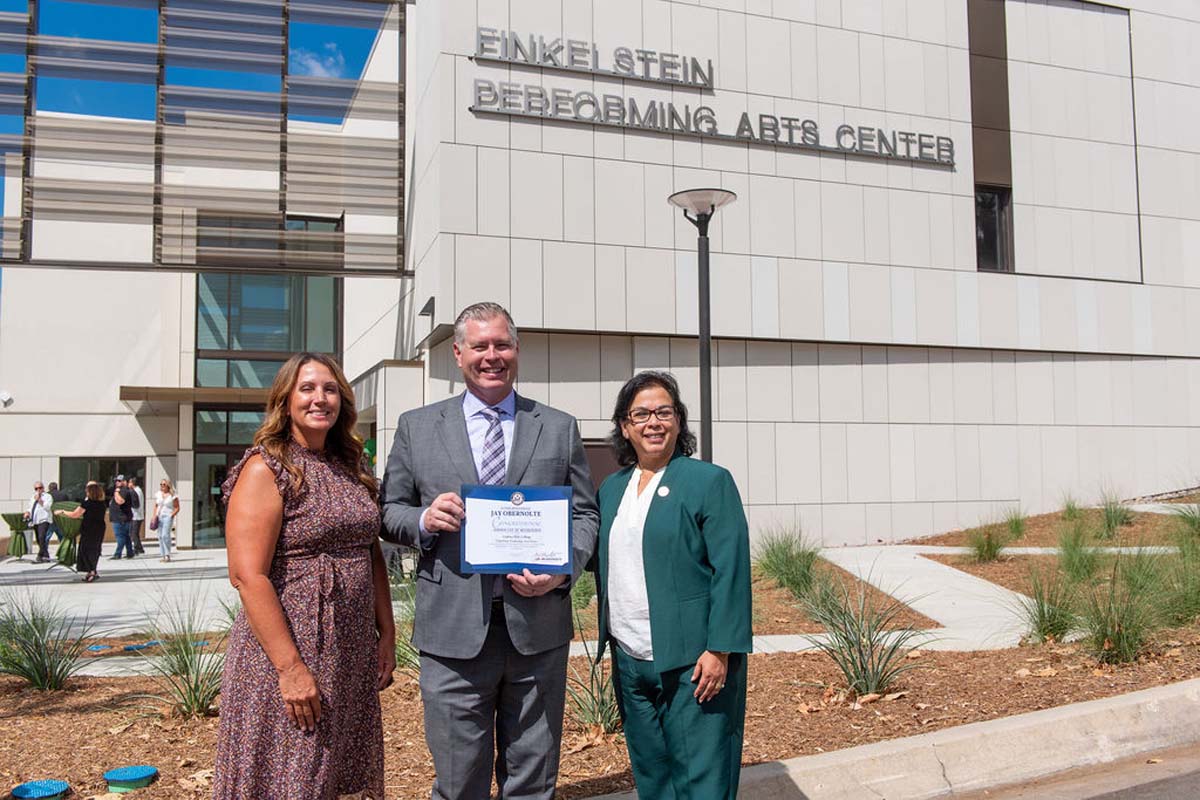 Performing Arts Center Ribbon Cutting