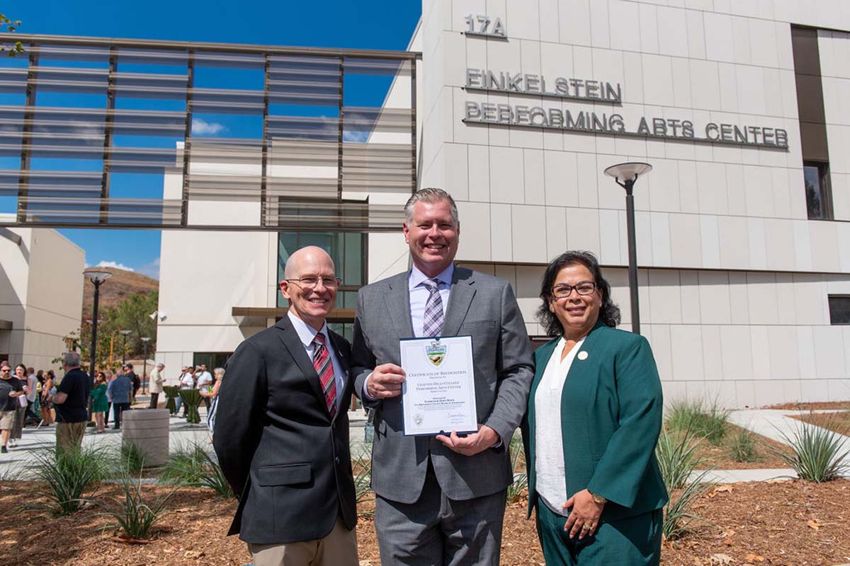 Performing Arts Center Ribbon Cutting
