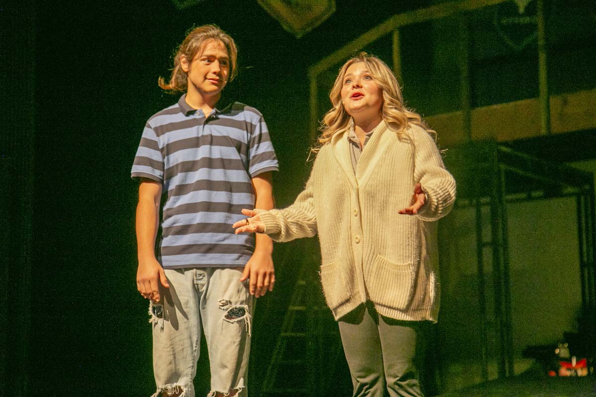 Students perform in The Lightning Thief at CHC.
