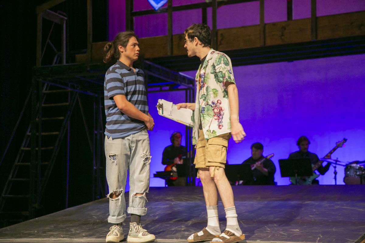 Students perform in The Lightning Thief at CHC.