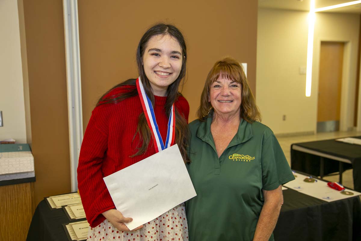 CHC Students recognized at Honors Ceremony.