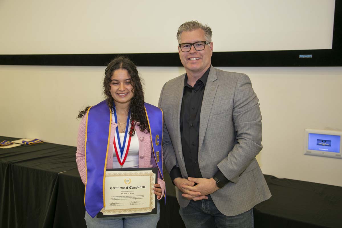 CHC Students recognized at Honors Ceremony.