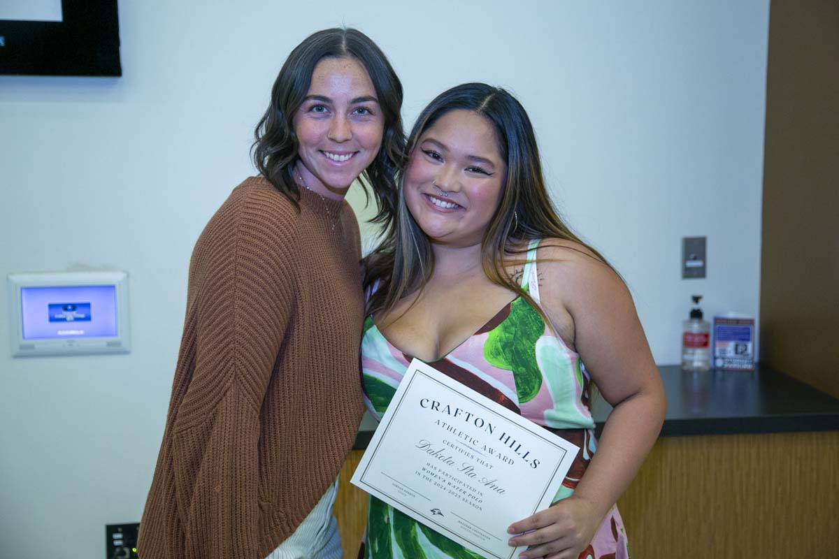 CHC Student Athletes are recognized at Athletics Banquet.