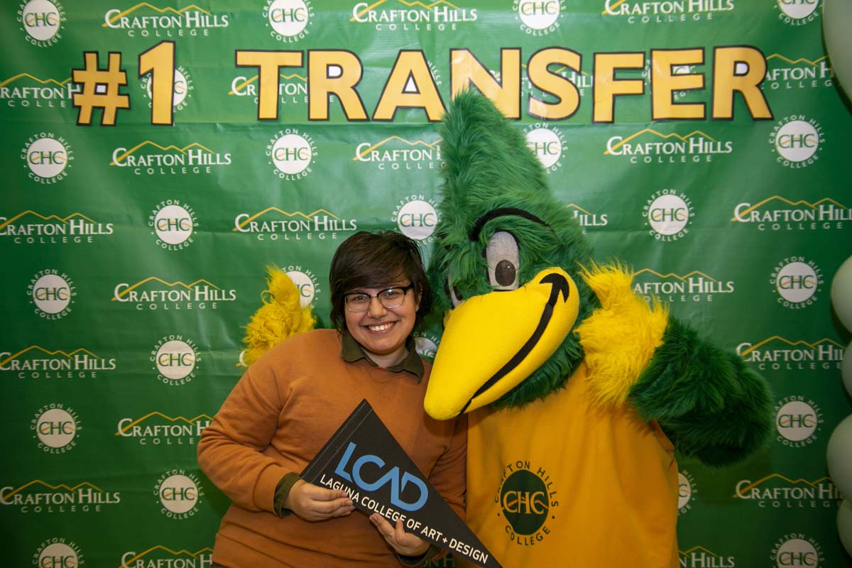 Transfer students atttend a Transfer Celebration at CHC.
