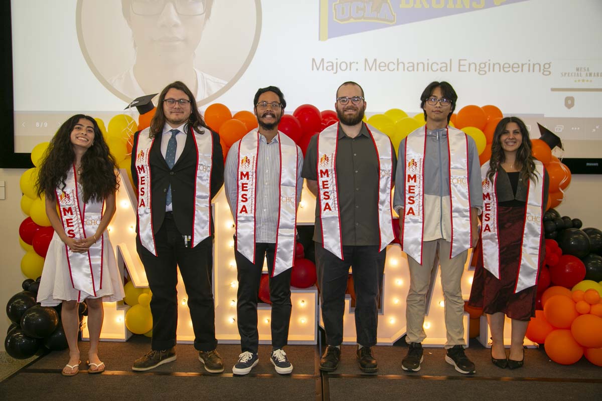 Students attend the CHC MESA end of year celebration.
