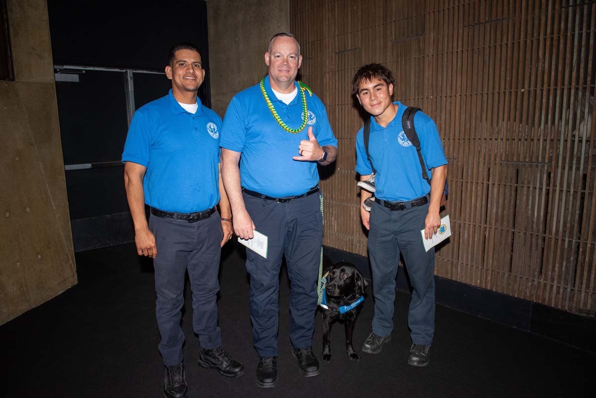 EMT grads are celebrated at graduation ceremony.