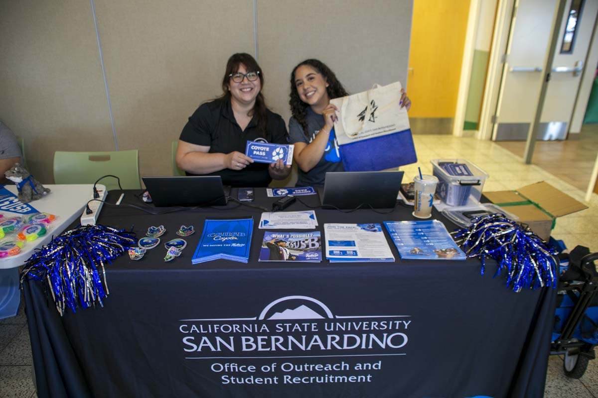 Participants at CSUSB Instant Admit Day.