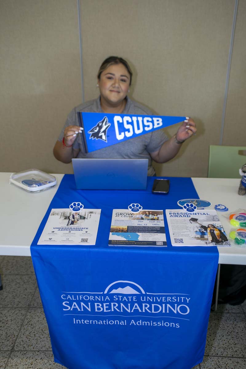 Participants at CSUSB Instant Admit Day.