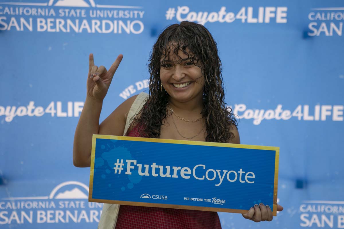 Participants at CSUSB Instant Admit Day.
