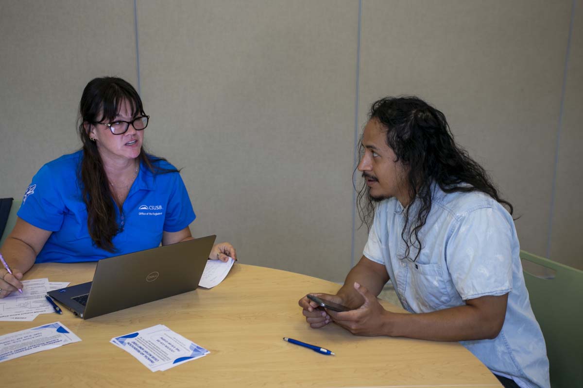 Participants at CSUSB Instant Admit Day.