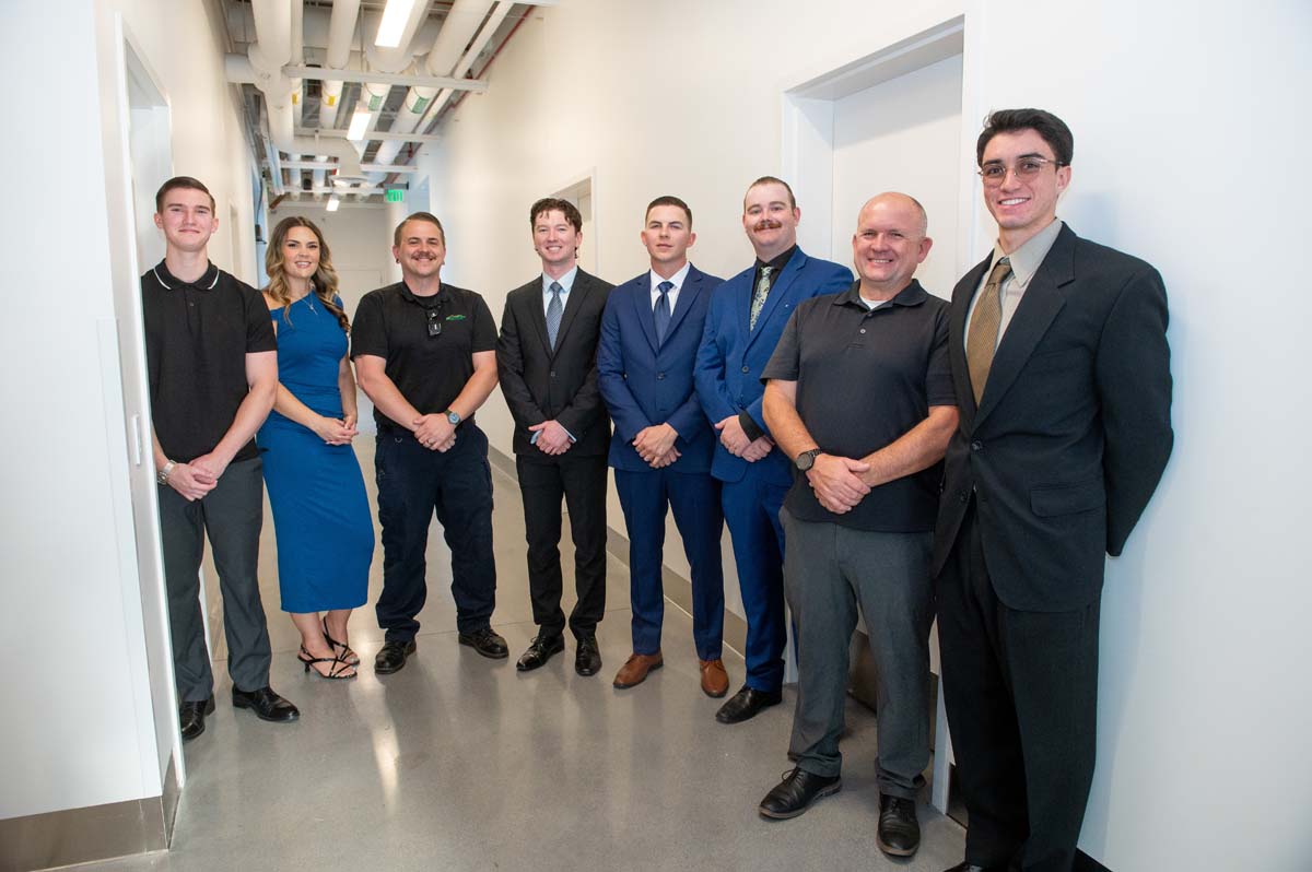 Graduates at Paramedic Graduation.