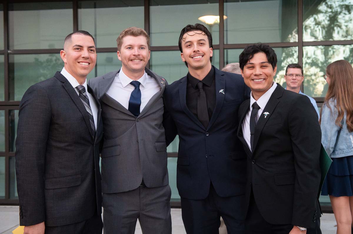 Graduates at Paramedic Graduation.