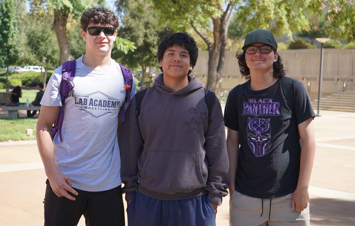 Students at EOPS Open House.