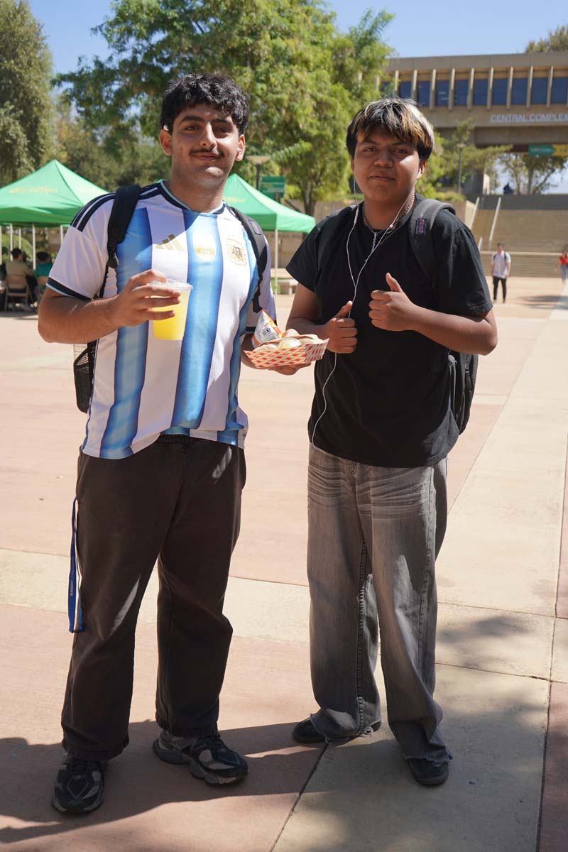 Students at EOPS Open House.