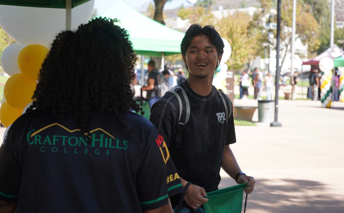 Students at EOPS Open House.