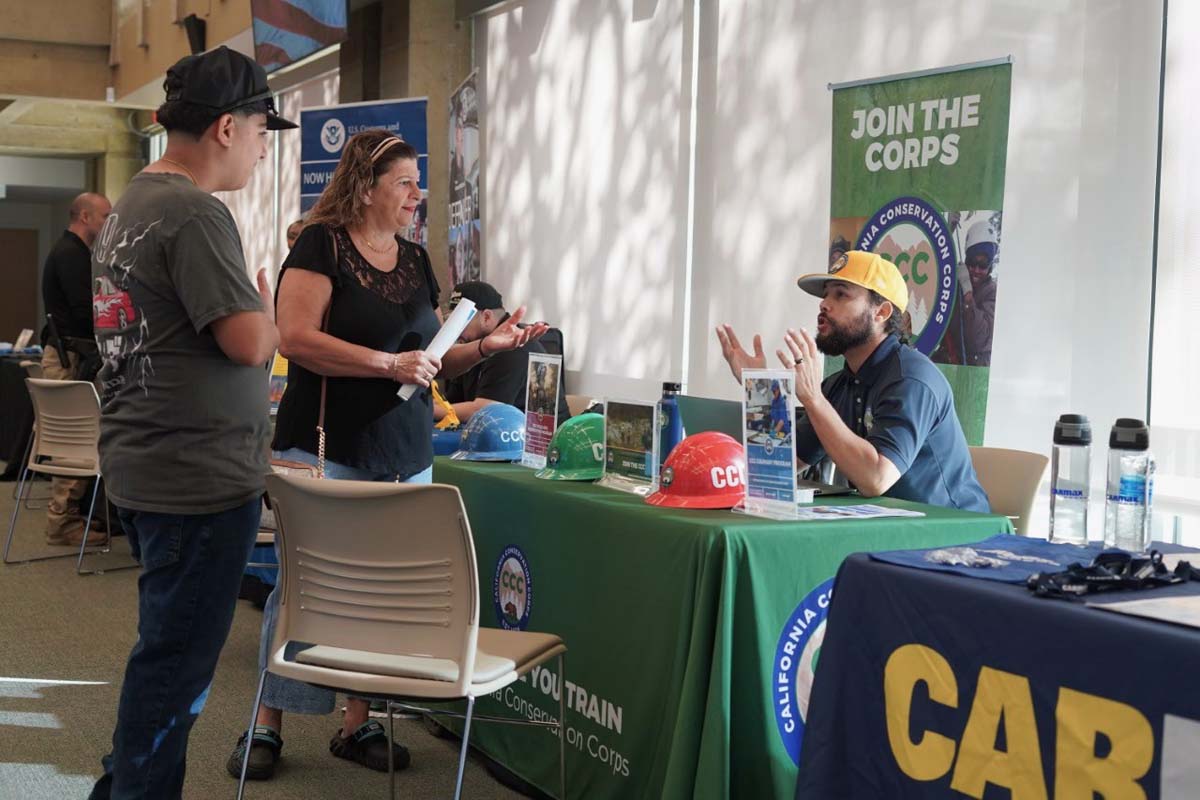 Participants at Veterans Job Fair and Expo.