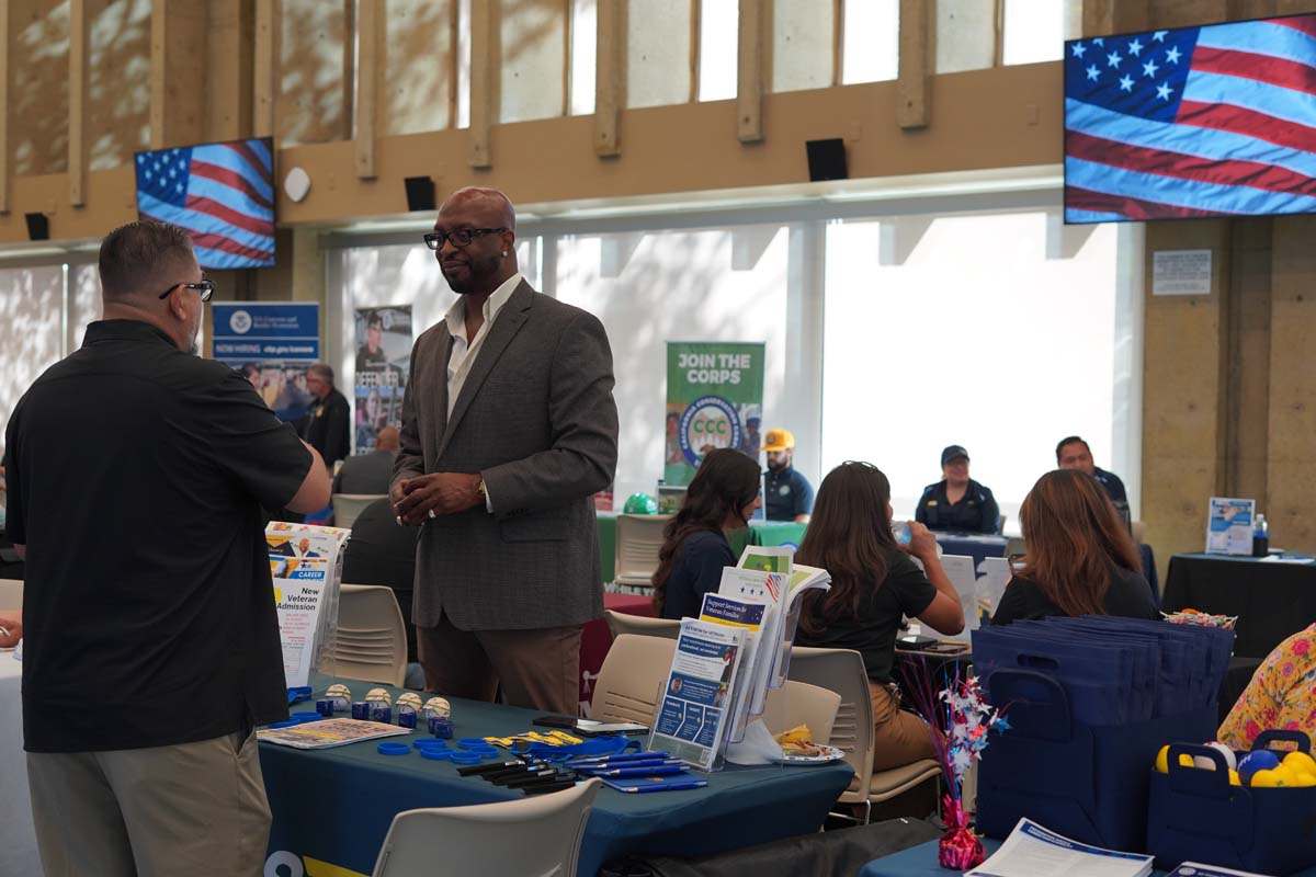 Participants at Veterans Job Fair and Expo.