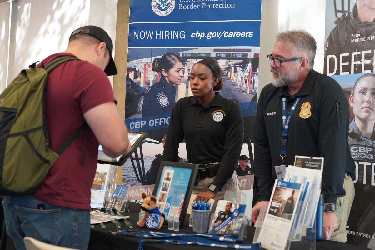 Participants at Veterans Job Fair and Expo.
