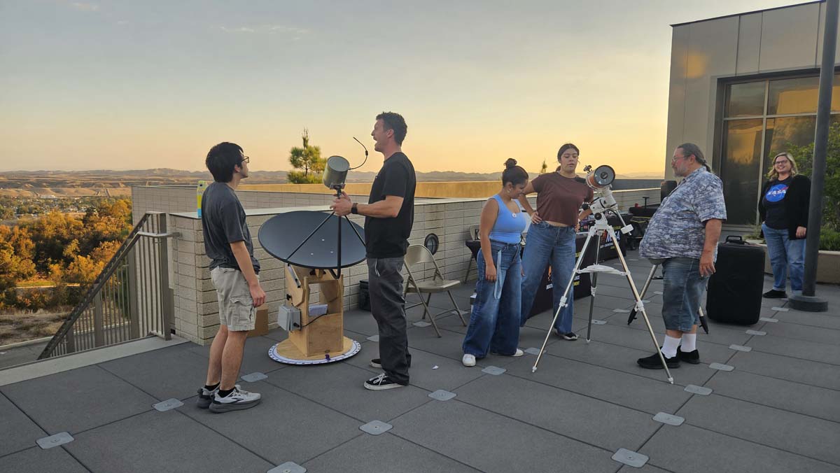 Participants at Telescopes on the Terrace.