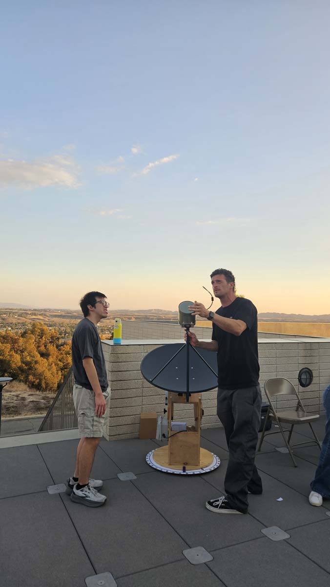 Participants at Telescopes on the Terrace.