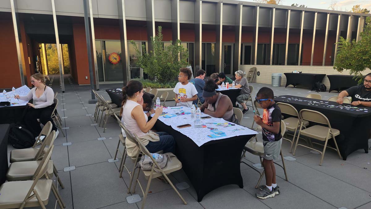 Participants at Telescopes on the Terrace.