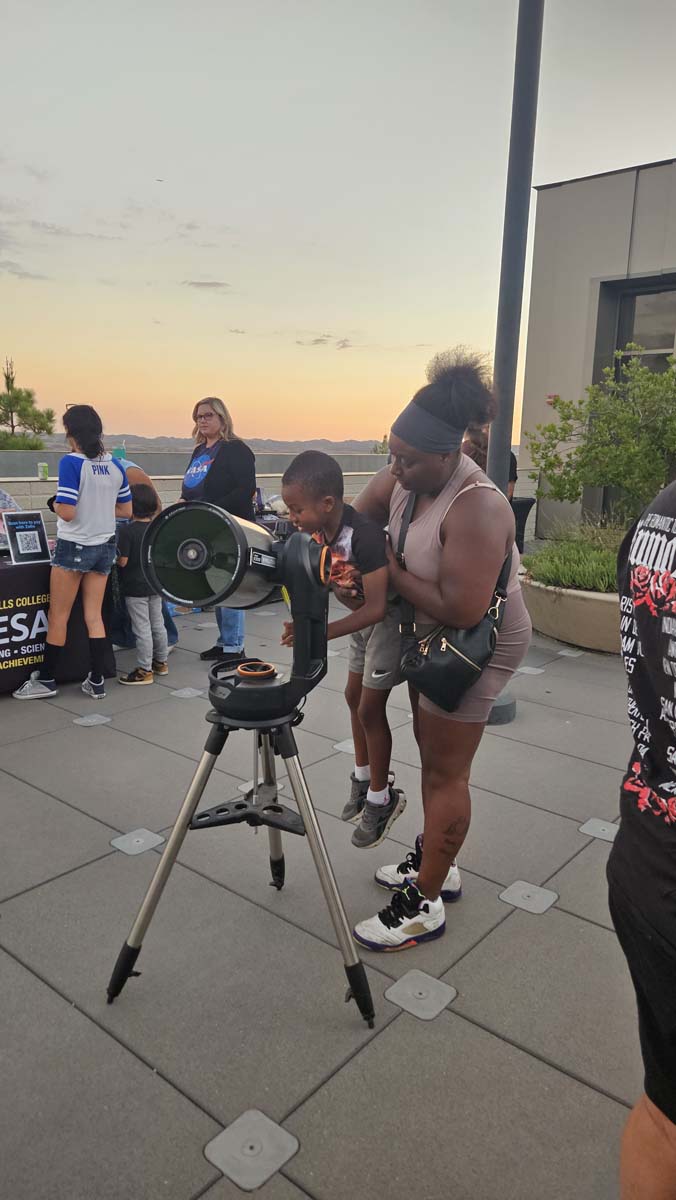 Participants at Telescopes on the Terrace.