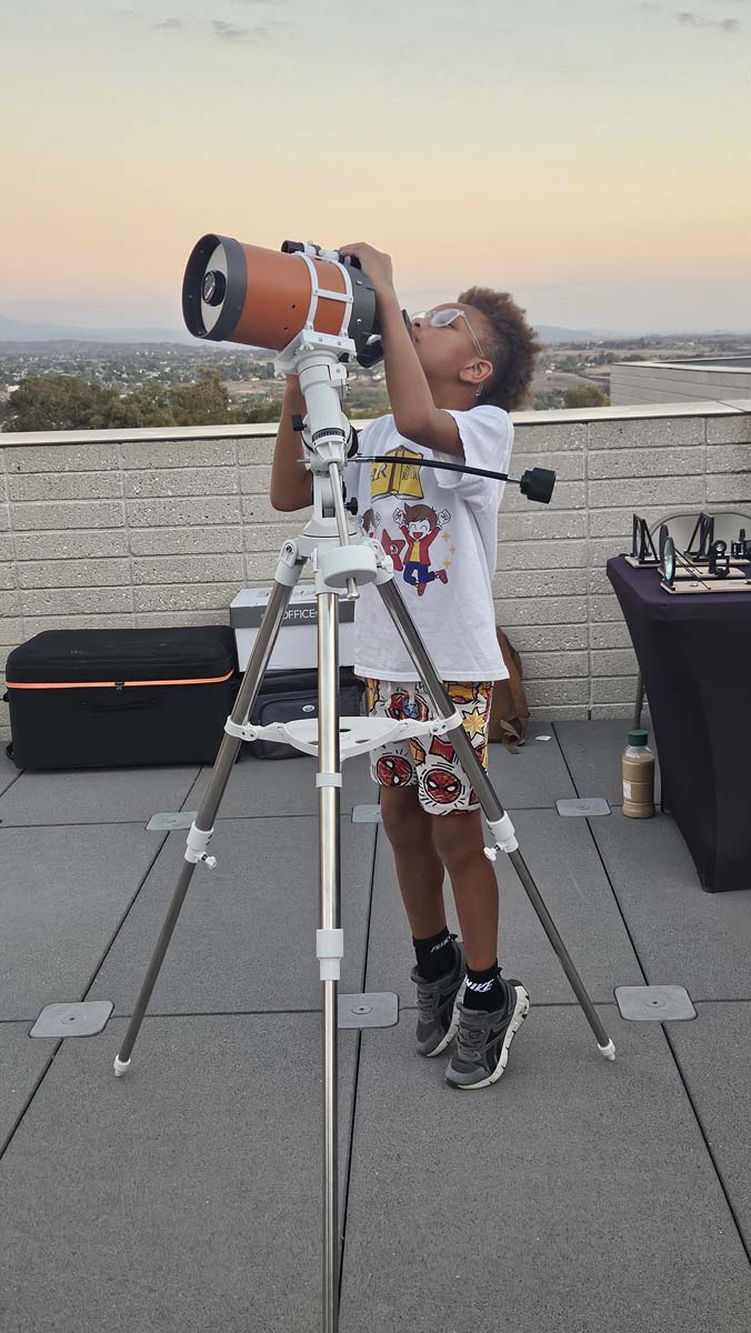 Participants at Telescopes on the Terrace.