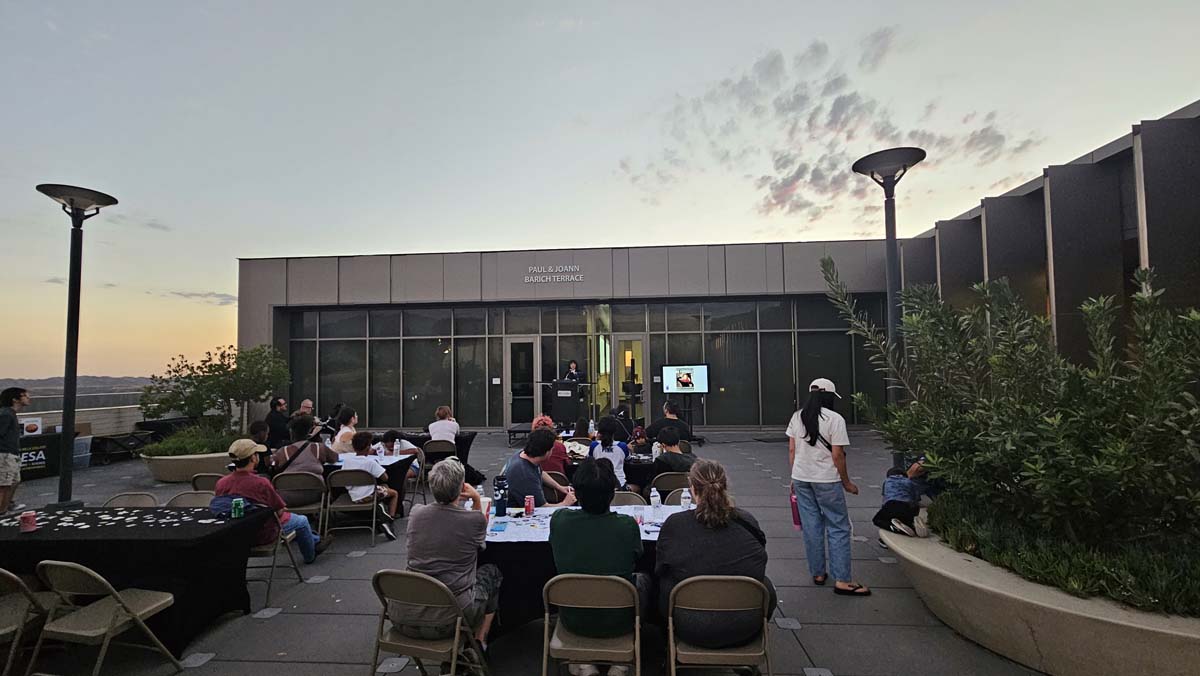 Participants at Telescopes on the Terrace.