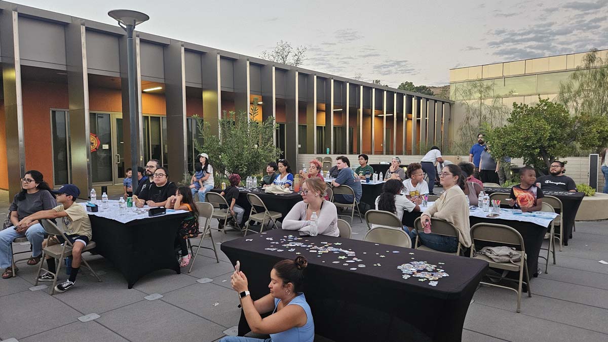 Participants at Telescopes on the Terrace.