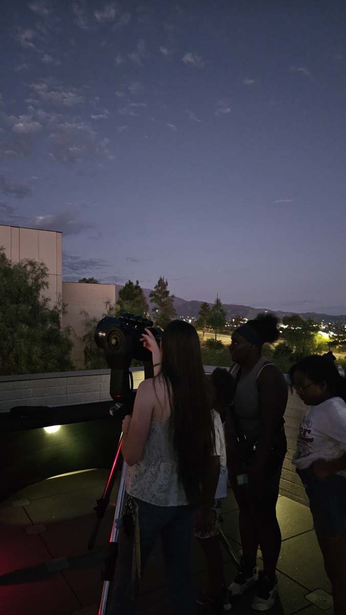 Participants at Telescopes on the Terrace.