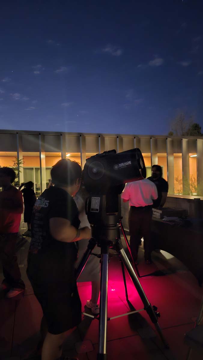 Participants at Telescopes on the Terrace.