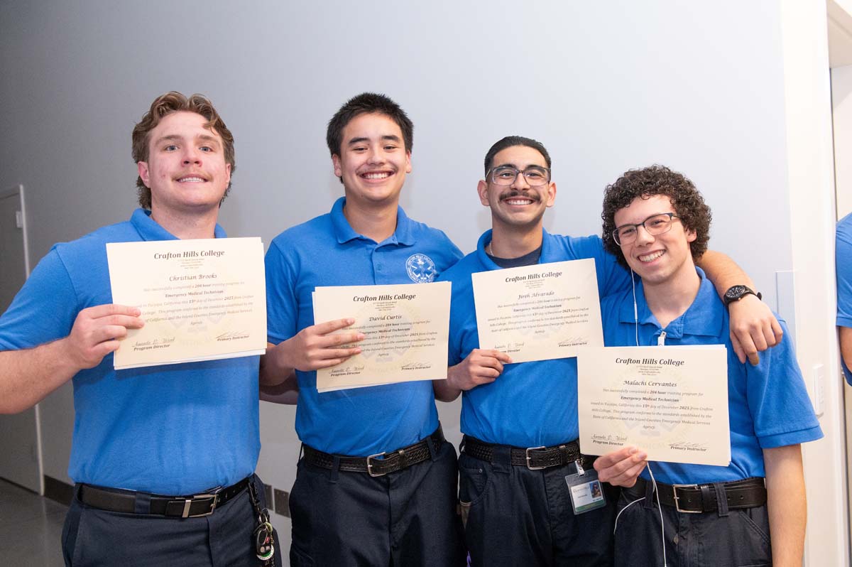January 7, 2026 EMT Graduation