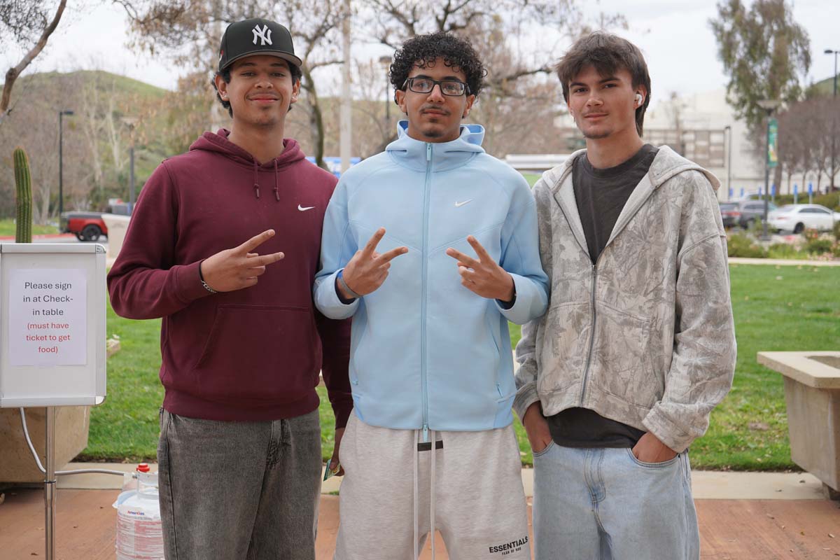 Students posing for a picture