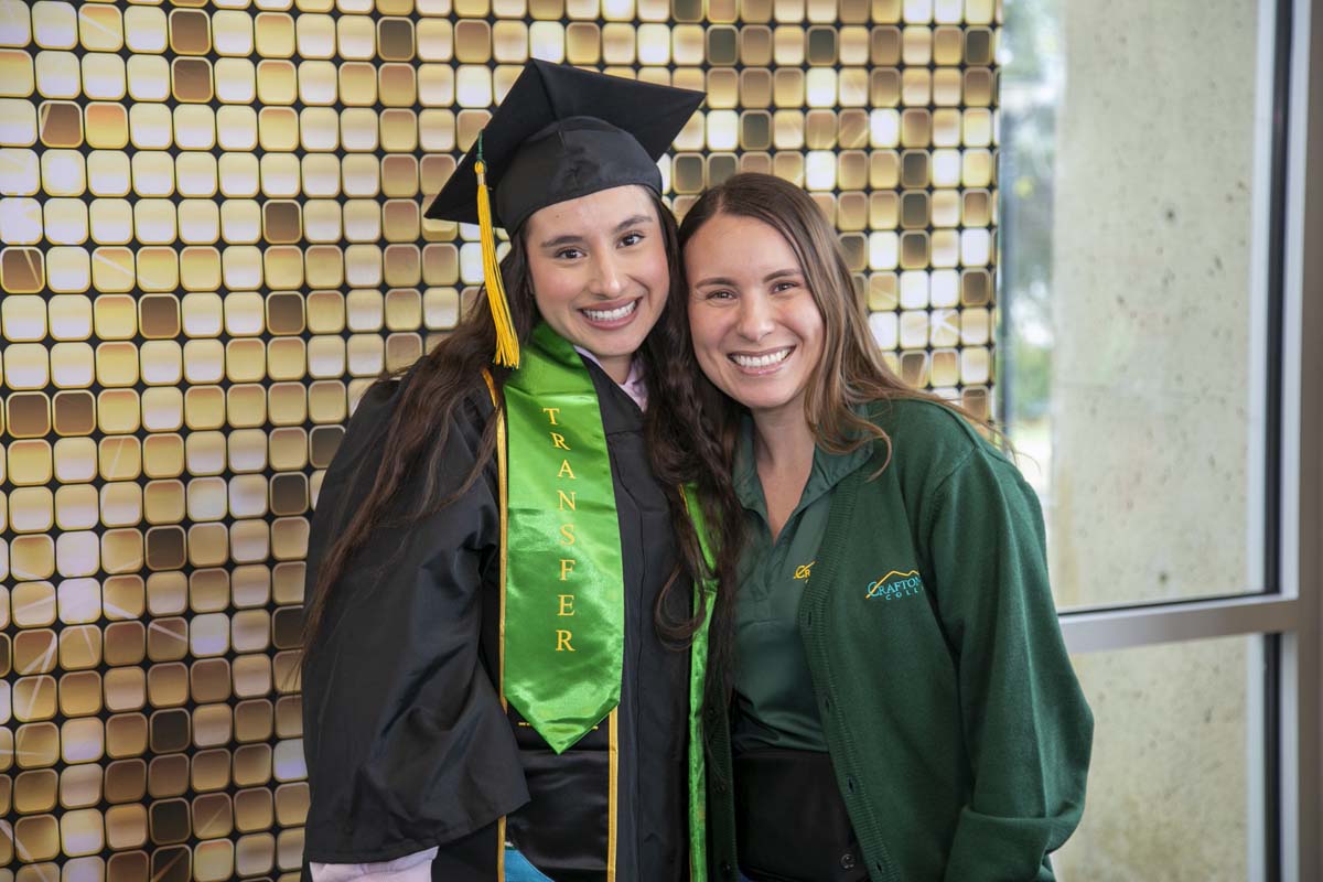 Multiple booths at Grad Fest