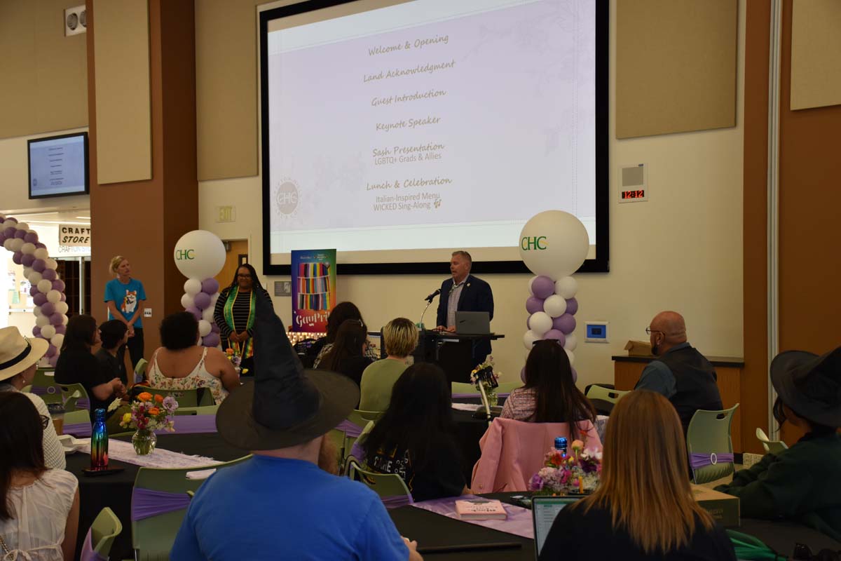 President Horan welcoming attendees to the event