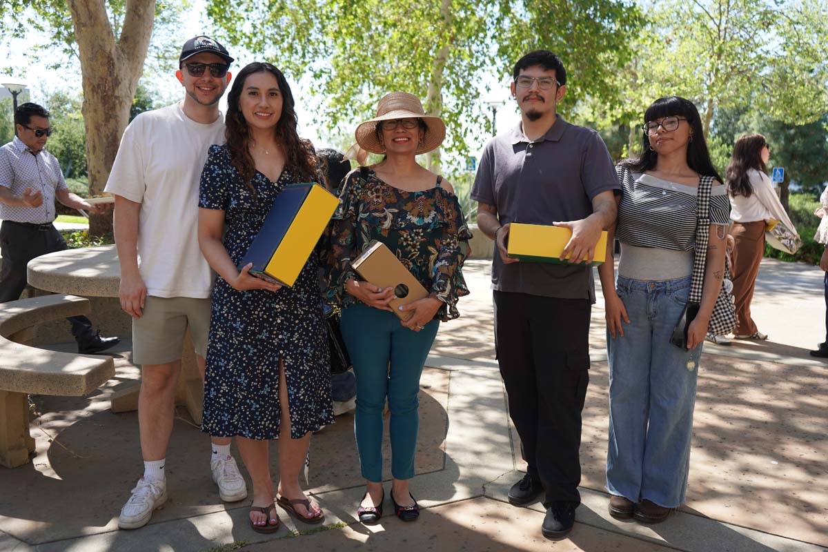 EOPS Scholars with family