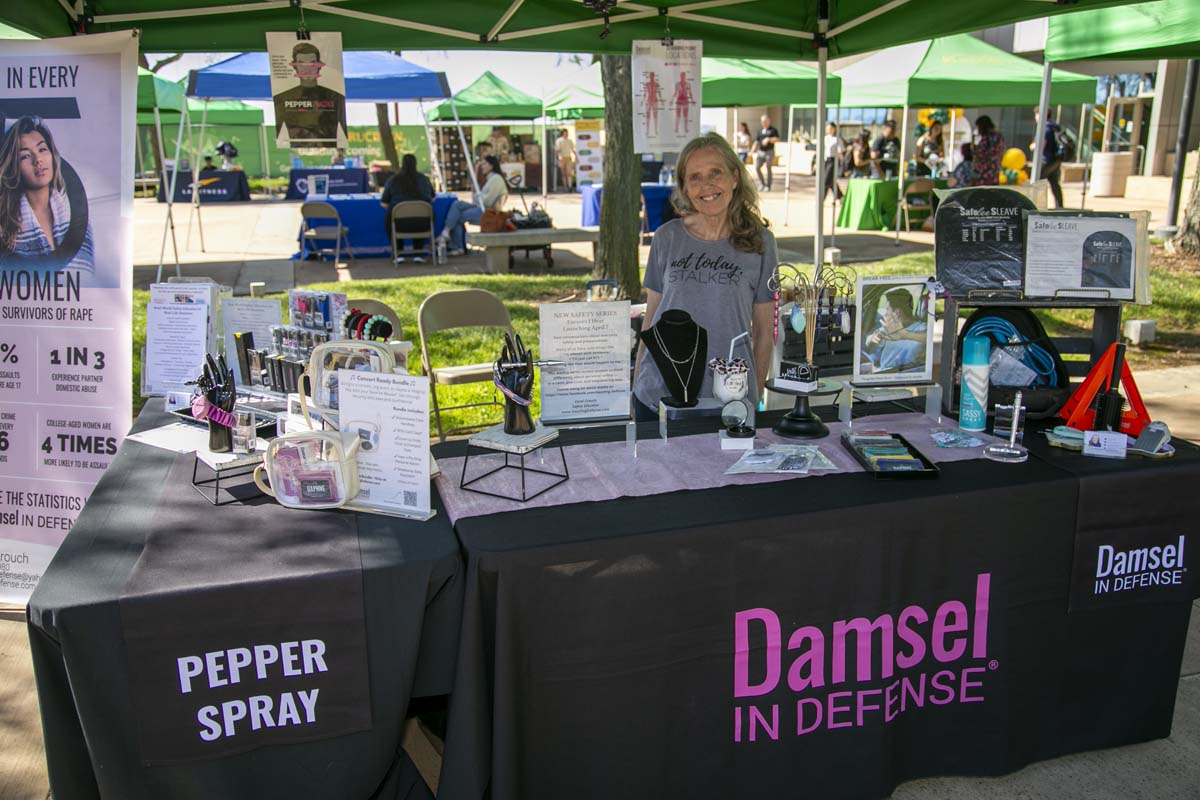 Thrive Fest Damsel in Defense booth