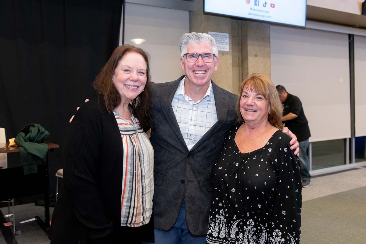 President's Circle Magic Night Danny Ray posing with attendees
