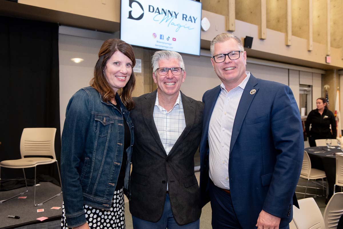 President's Circle Magic Night Danny Ray posing with attendees