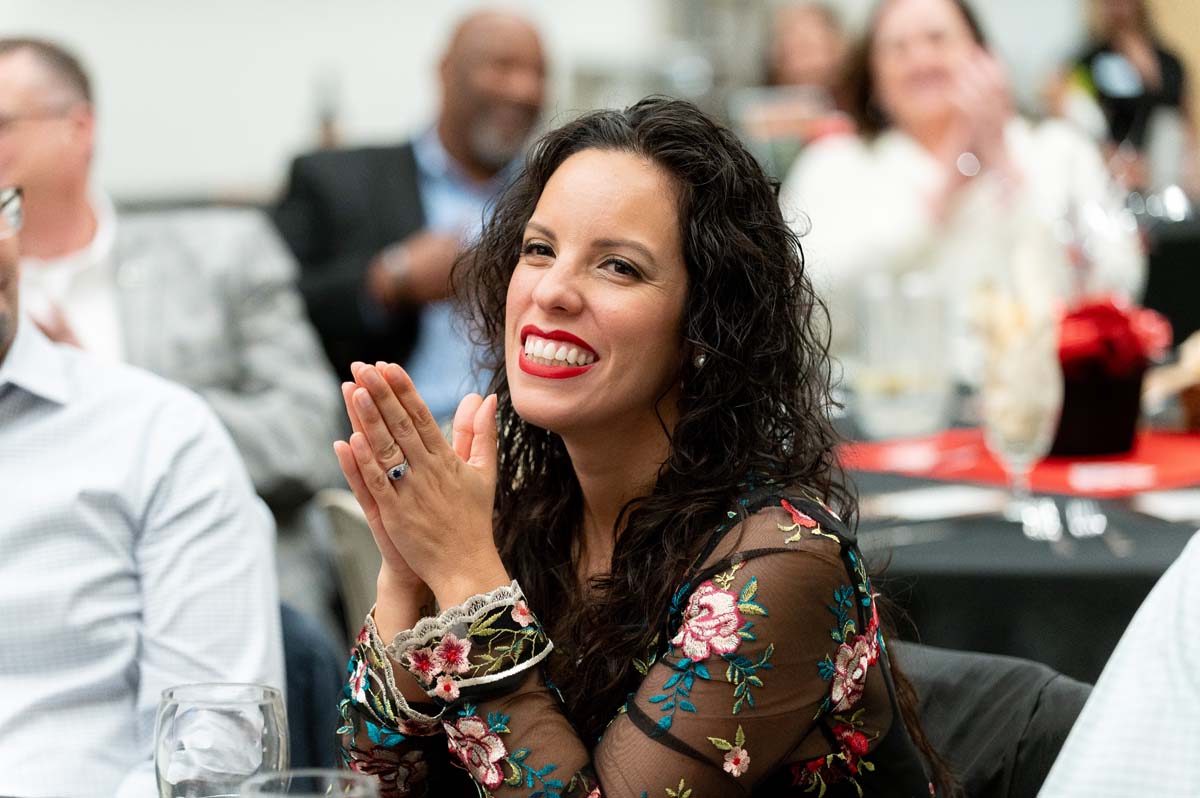 President's Circle Magic Night person clapping