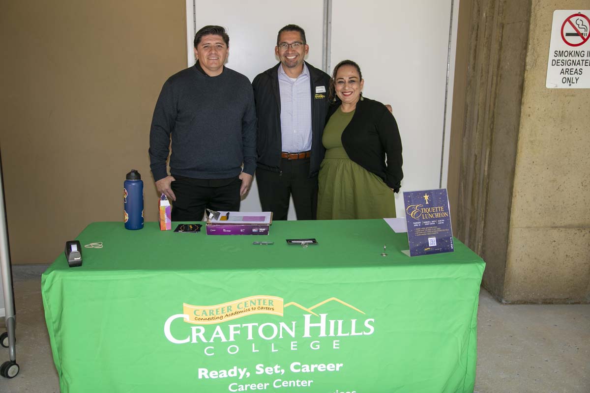 Etiquette Luncheon check in table