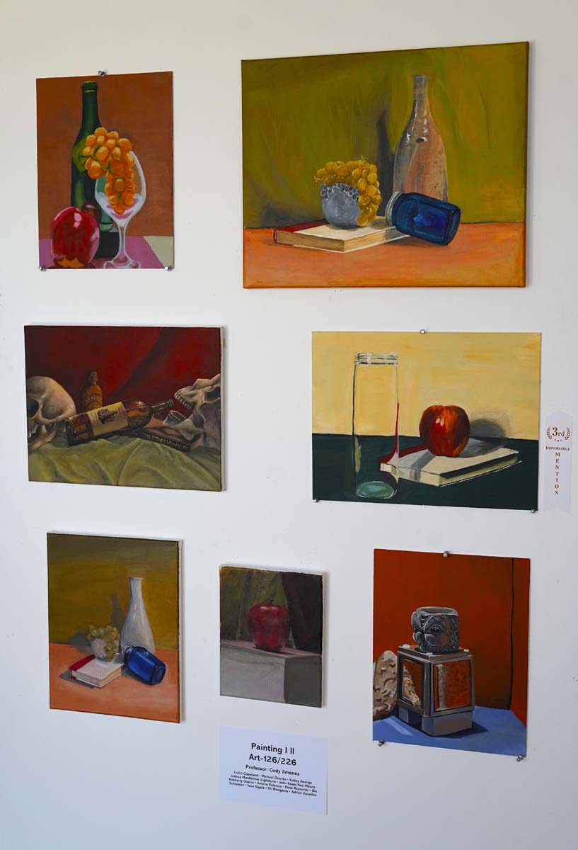 Student art on display