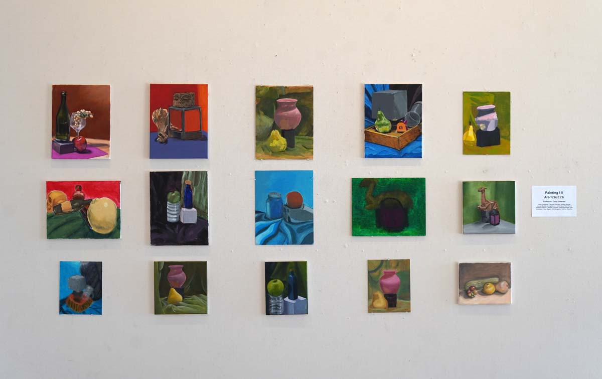 Student art on display