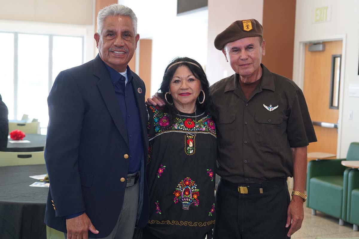 Event speakers posing with Redlands mayor