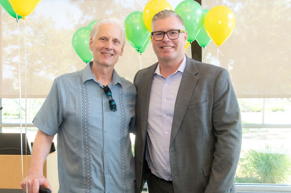 Jeffrey with President