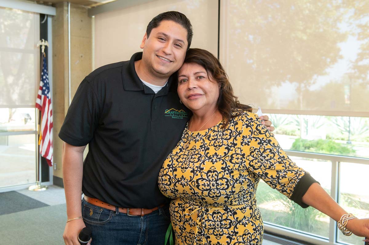 Jaunita with coworker