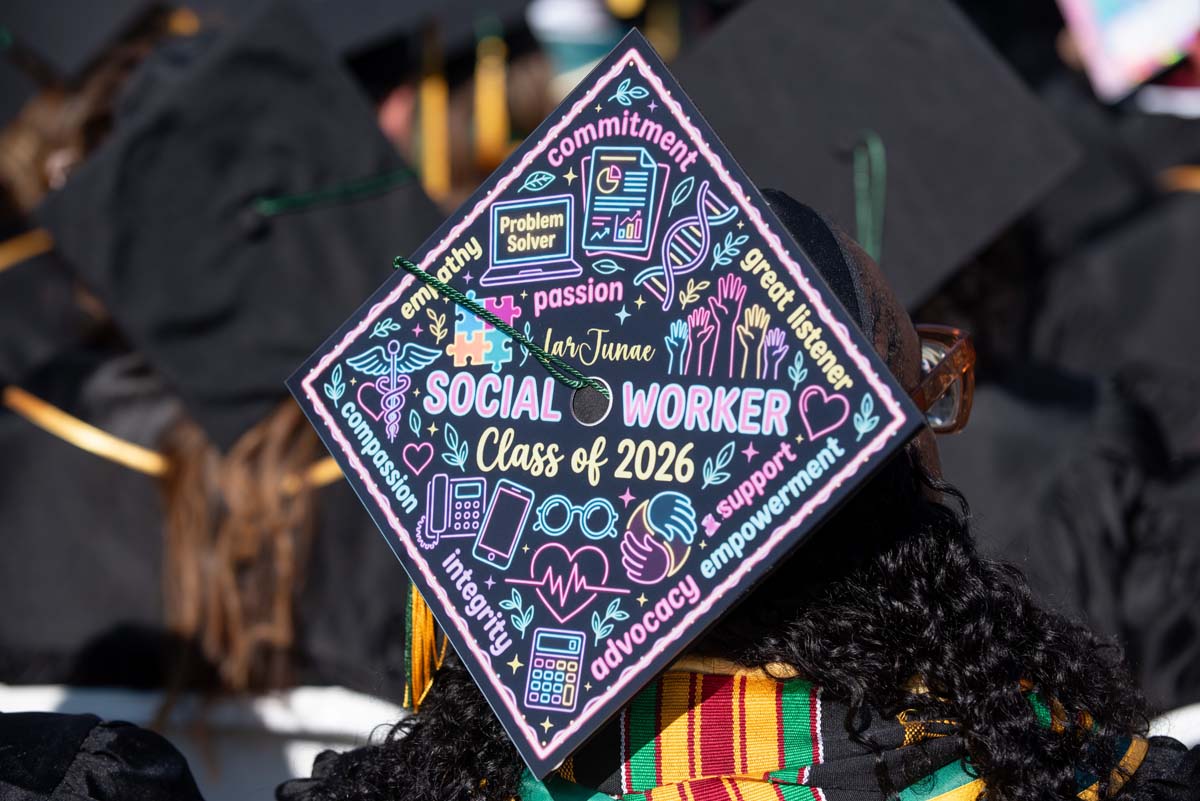 Social work grad cap