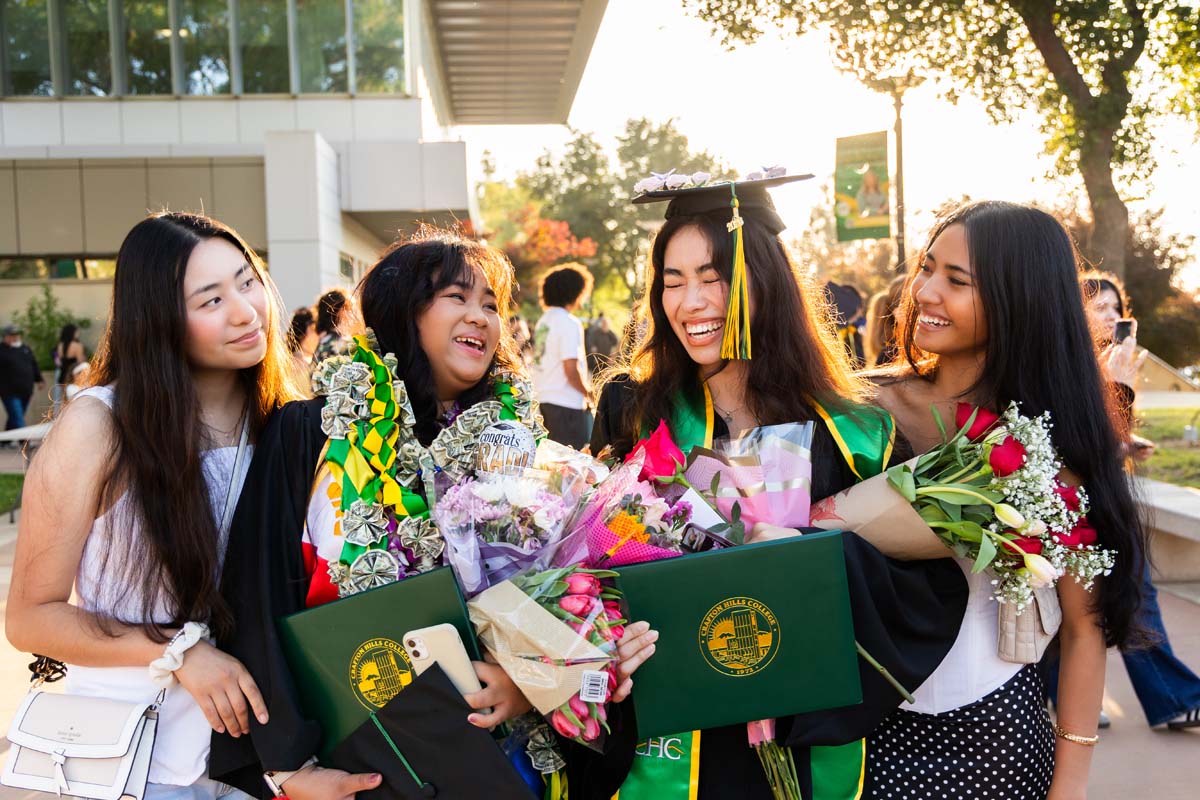Grad with their family