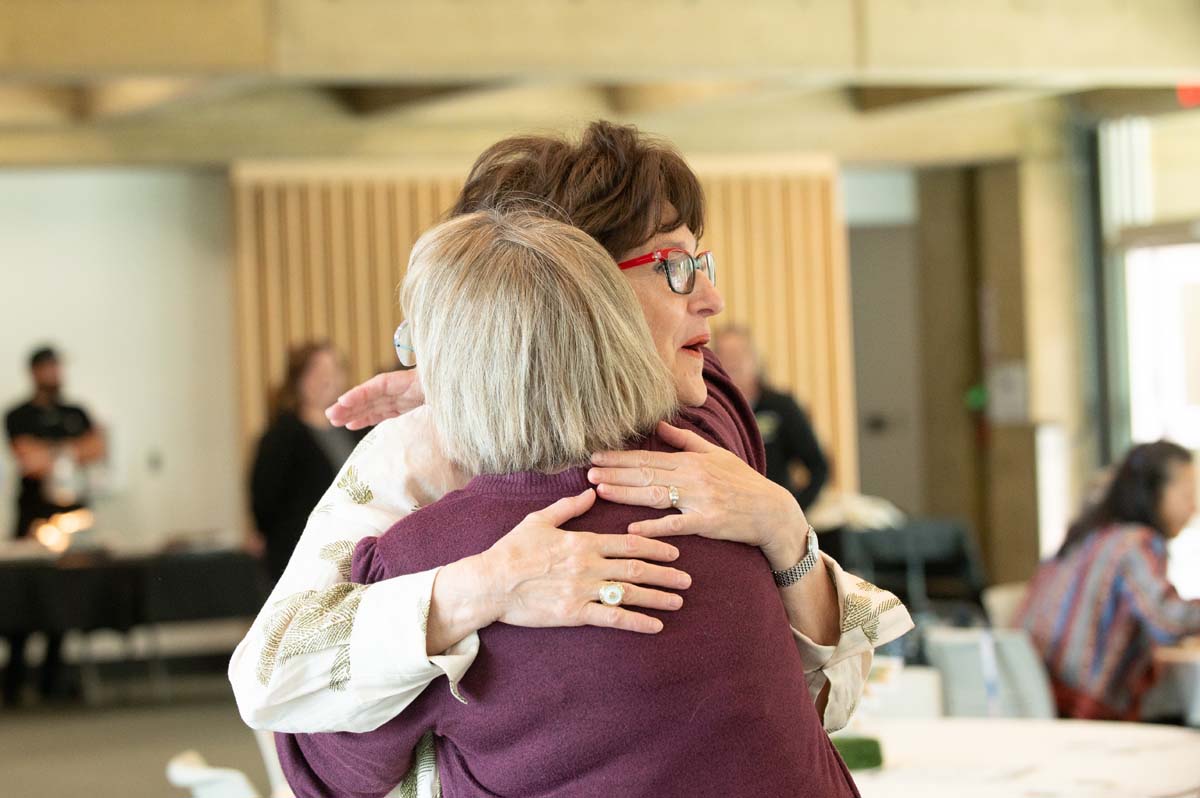 People hugging