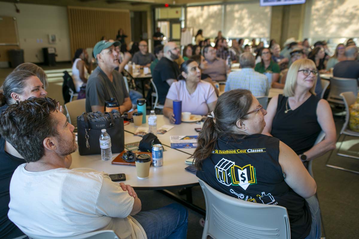 Faculty and Staff at In-Service.